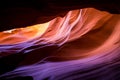 Antelope Canyon in the Navajo Reservation Page Northern Arizona. Famous slot canyon.