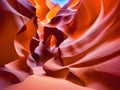 antelope canyon in the navajo sandstone, arizona usa