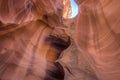 Antelope Canyon, slot canyon Royalty Free Stock Photo