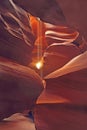 Antelope Canyon Sunbeam 12 Royalty Free Stock Photo