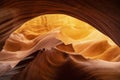 The Antelope Canyons, lower canyon Royalty Free Stock Photo