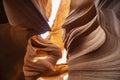 The Antelope Canyons, lower canyon Royalty Free Stock Photo