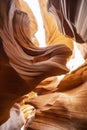 The Antelope Canyons, lower canyon Royalty Free Stock Photo