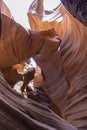 The Antelope Canyons, lower canyon Royalty Free Stock Photo