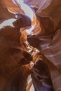 The Antelope Canyons, lower canyon Royalty Free Stock Photo