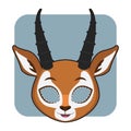 Antelope mask for festivities