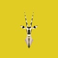 Antelope oryx illustration.