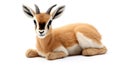 antelope Randy toy on white background. Royalty Free Stock Photo