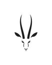 Antelope springbok. Logo