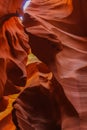 Antelope Canyon with sandstone reflective