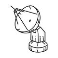 Antena Icon. Doodle Hand Drawn or Outline Icon Style