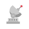 Antena satellite communication isolated icon Royalty Free Stock Photo