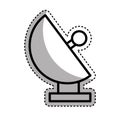 antena satellite isolated icon Royalty Free Stock Photo