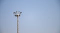 Antena tower on a clear summer day Royalty Free Stock Photo
