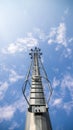 Antena tower on a clear summer day Royalty Free Stock Photo