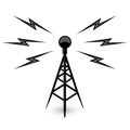 Antenna - broadcast tower icon