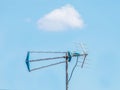 Antenna with Cloud on the Blue Sky