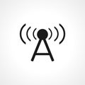 antenna icon. cellular icon. antenna vector icon. antenna isolated icon