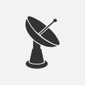 antenna icon. antenna tower, broadcast flat style symbol Royalty Free Stock Photo