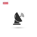 Antenna icon vector design isoloted 4 Royalty Free Stock Photo