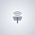 Antenna, network, vector best flat icon