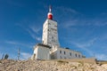 Antenna radio and weather station of Mount Ventoux, France Royalty Free Stock Photo