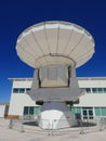 Radiotelescope, large antenna at Alma Observatory in San Pedro de Atacama, Chile