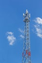 Antenna repeater tower Royalty Free Stock Photo