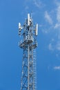 Antenna repeater tower Royalty Free Stock Photo