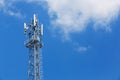 Antenna repeater tower Royalty Free Stock Photo