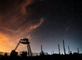 Antenna of the station of exploration of an ionosphere Royalty Free Stock Photo