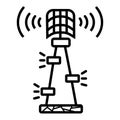 Antenna tower icon Royalty Free Stock Photo