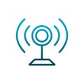 Antenna transmission broadcast communications gradient line