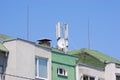 Antennas on a house