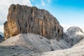 Antermoia and Catinaccio Dolomite alps peaks, Italy, Trentino