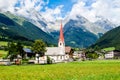 Anterselva di Sotto, small village in South Tyrol, Italy. Royalty Free Stock Photo