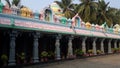 Antharvedi, Andhra Pradesh/ India - January 10th 2019 : Famous Antharvedi temple at the bank of the river godhavari which is Bay