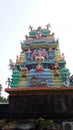 Antharvedi, Andhra Pradesh/ India - January 10th 2019 : Famous Antharvedi temple at the bank of the river godhavari which is Bay