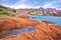 Antheor, Saint Raphael. Franch riviera scenic coastline view Royalty Free Stock Photo