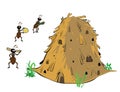 Anthill and ants