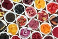 Anthocyanin Super Health Food Selection Royalty Free Stock Photo