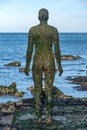 Anthony Gormley statue Margate Kent England Royalty Free Stock Photo
