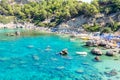 Anthony Quinn Bay on Rhodes island, Greece