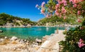 Anthony Quinn bay in Rhodes island in Greece Royalty Free Stock Photo