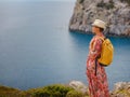 Anthony Quinn bay, trip to Rhodes island, Greece Royalty Free Stock Photo