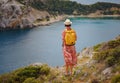 Anthony Quinn bay, trip to Rhodes island, Greece Royalty Free Stock Photo