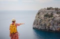 Anthony Quinn bay, trip to Rhodes island, Greece Royalty Free Stock Photo