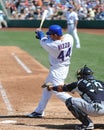 #44 Anthony Rizzo of the Chicago Cubs. Royalty Free Stock Photo