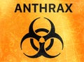 Anthrax biohazards, refer to biological substances that pose a threat to the health of living organisms, viruses Royalty Free Stock Photo