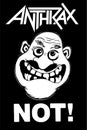 Anthrax, thrash metal band vector logo.